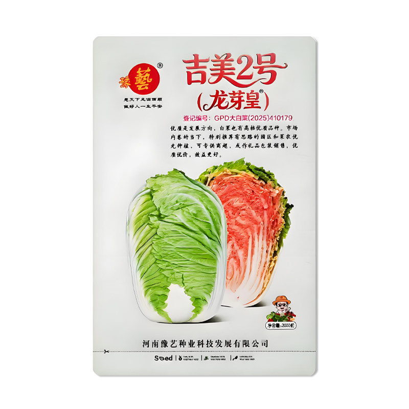 吉美2号龙芽皇白菜种子