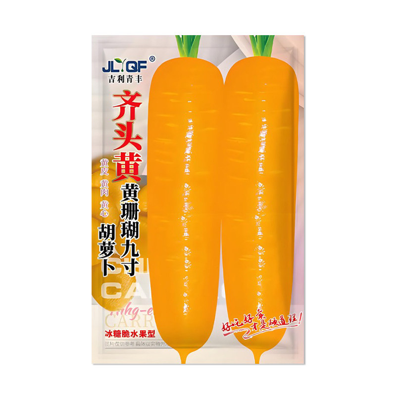 齐头黄珊瑚九寸胡萝卜种子