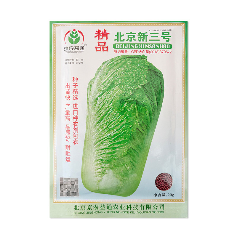京农益通北京新三号大白菜种子