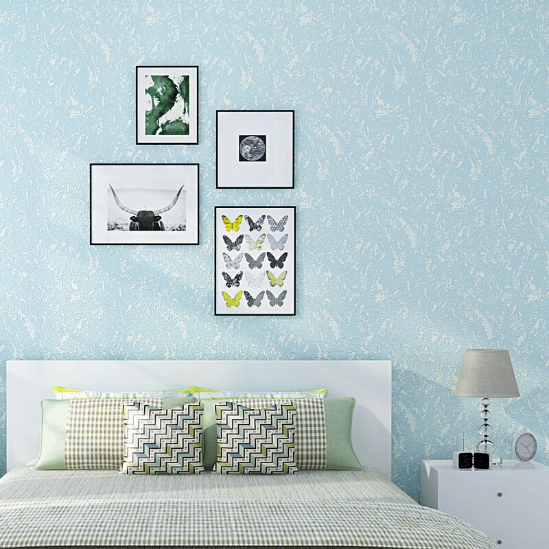 wathet 3D Solid Self-adhesive wallpaper bedroom a living room clothing Beauty Shop Simplicity Plain colour Mottled wallpaperin the Home accessories , Stickers , Wall Stickers  category - from Buy2taobao.com to provide professional Taobao agent buy service