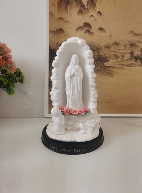 德化白瓷30.2CM高端摆件陶瓷饰品摆设雕像送好友礼品礼物工艺品