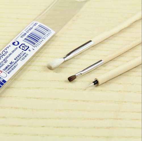 田宫上色笔套装平笔no.3面相笔