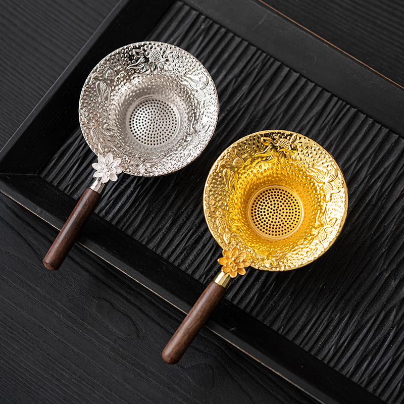 功夫茶过滤茶漏茶叶滤网器茶滤器