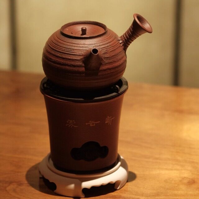 半斋手拉红粉引归拙侧把壶景德镇陶瓷功夫茶具小急须泡茶壶300ml