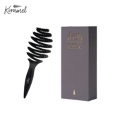 KRRAMEL高端男士 按摩头皮 梳子专用猪鬃梳送男友老公礼物品盒套装