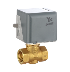 永德信307电动二通阀中央空调风机盘管电动两通阀20 4分6分1寸