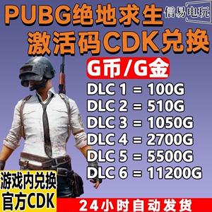 pubgg币绝地求生g币cdk