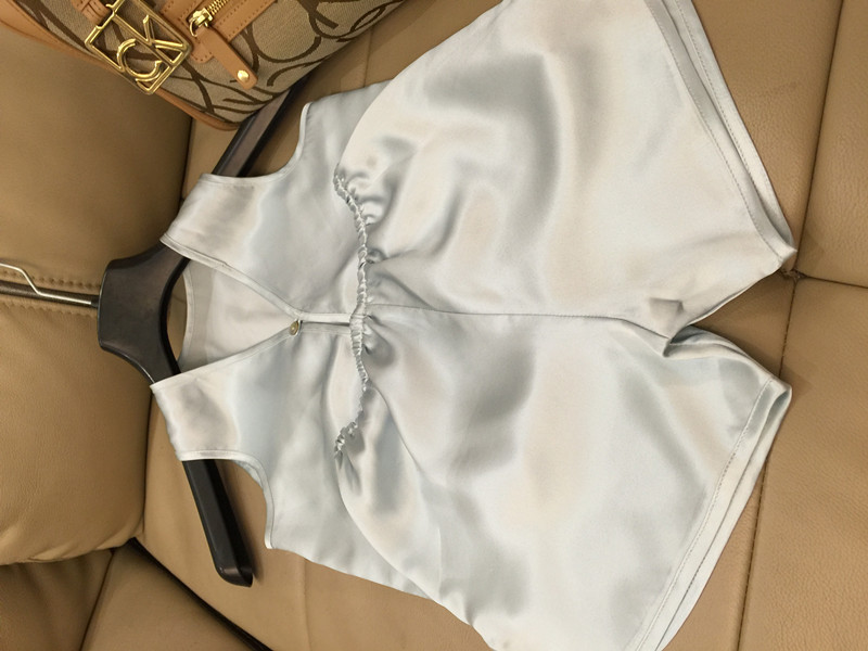 男女童真丝睡衣套装夏新款婴儿宝宝桑蚕丝薄款背心短裤家居服