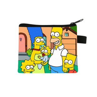 辛普森卡通零钱包儿童硬币包Simpsons学生可爱便携卡包收纳包2023