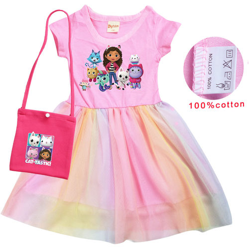 gabbydollhouse女童夏季连衣裙