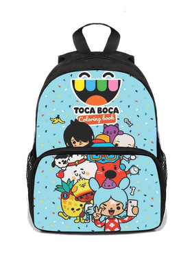 toca boca托卡幼儿园卡通双肩包儿童背包小学生2022 减负轻便旅行