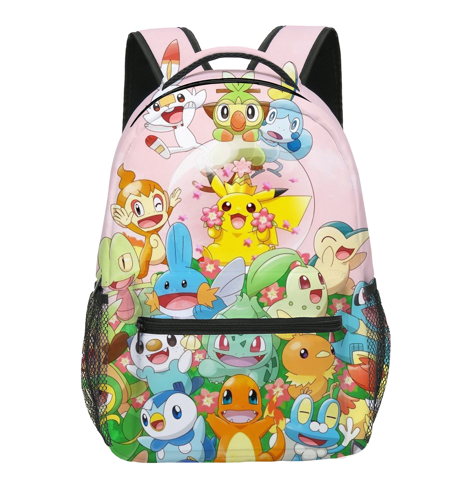 皮卡丘pikachu超轻卡通儿童书包pokemon小学生初中生双肩背包2023