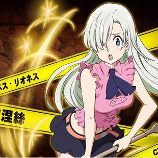 七大罪cos伊丽莎白七原罪女主舞台表演女短裙套装cosplay日系短袖