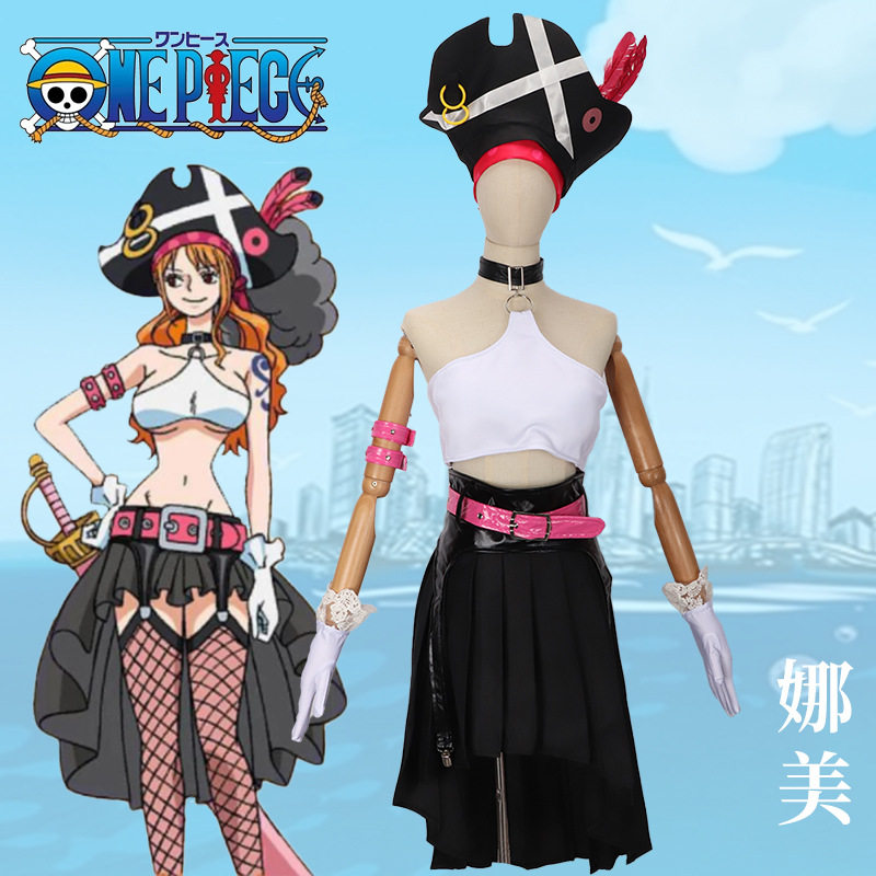 海贼王娜美cos服航海王RED剧场版世界的娜美战斗服cosplay 万圣节