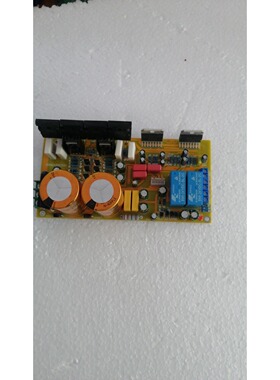 三声道2X100W+300W纯后级功放板TDA7293+5200对管