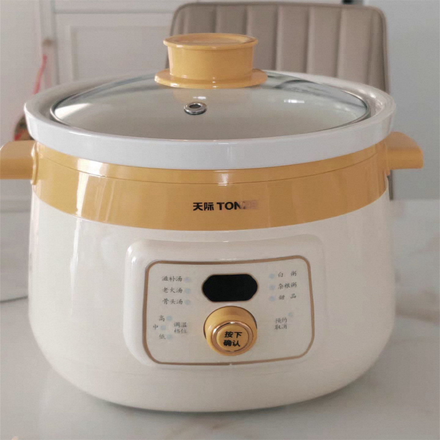 天际电炖锅2L3L陶瓷内胆盖DGDD23A20BMBW//20AMBW配件汤锅煮粥锅