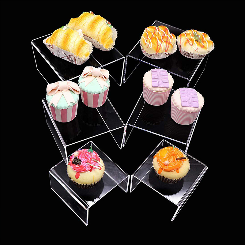 甜品台展示架亚克力U型透明托架首饰陈列架婚庆冷餐蛋糕摆放架