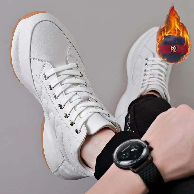 欧洲站男鞋冬季2026新款时尚百搭男士休闲运动鞋保暖皮鞋男小白鞋,流行男鞋,时尚休闲鞋,淘宝优惠券,粉丝福利购,淘宝优惠卷