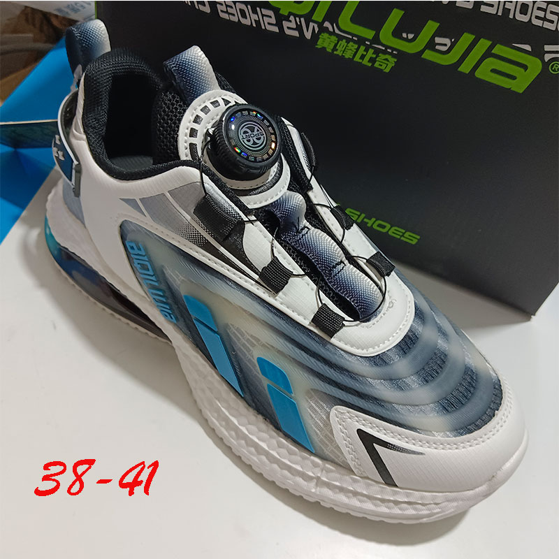 黄蜂比奇品牌童鞋23秋新男大童双网面透气轻扭扭扣跑鞋男孩运动鞋