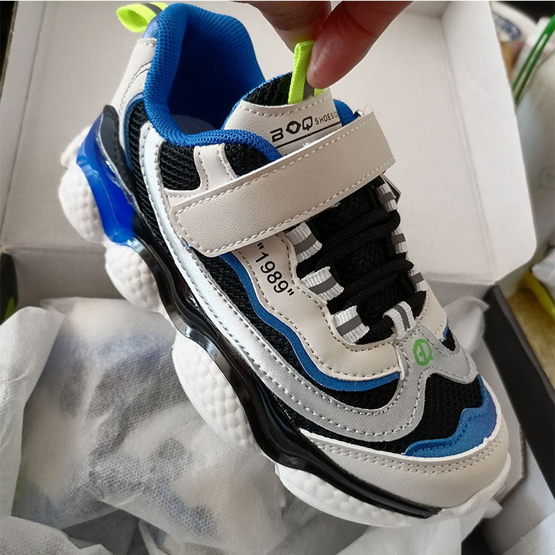 黄蜂比奇品牌童鞋23春新男孩好看网面透气帅气轻便运动鞋男孩网鞋