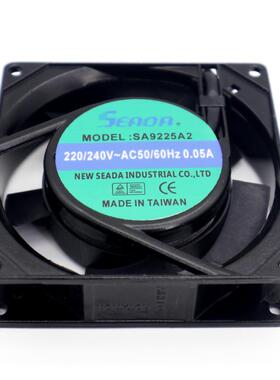 台湾SEADA轴流风扇 SA9225A2 HBL 舞台灯散热风扇 AC 220V 9225