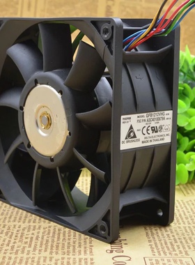 原装台达 GFB1212VHG 12V 3.40A 12CM 大风增压暴力风扇散热风扇