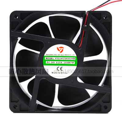 应天 YTD 241238S02800 24V 0.20A 2800RPM 12cm 电焊机风扇