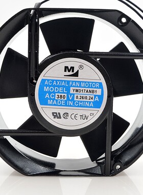 全新一盟220V/380V 0.26A YM317ANB1 YM217ANB1机床散热风扇17251