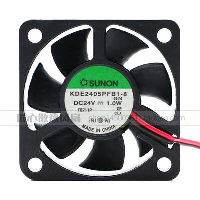 全新SUNON建准 5010 24V 1.0W KDE2405PFB1-8 5CM/厘米变频器风扇