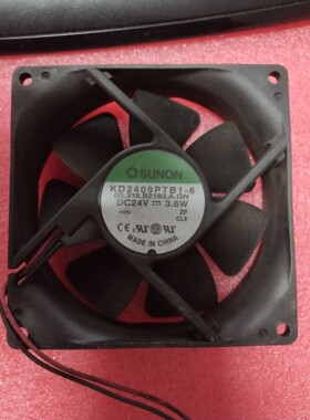 正品 KDE2409PTB1/PTBX-6A KD2409PTB2-6 DC24V散热风扇