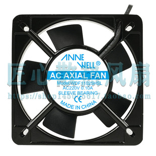 VNNE WELL WDF11025HSL AC 220V 0.10A 110x110x25mm散热风扇