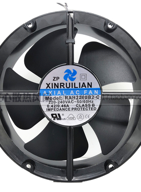 XINRUILIAN RAH2260B2-C 220V 0.42A 20060 20CM 耐高温 散热风扇