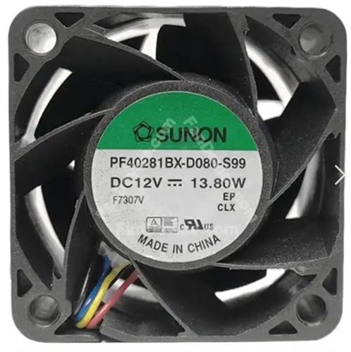 建准SUNON PF40281BX-D080-S99 DC 12V 13.80W 4028 暴力风扇