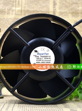 TYPE T655DF15 A90L-0001-0049 原装正品日本ROYALFAN 耐高温风机