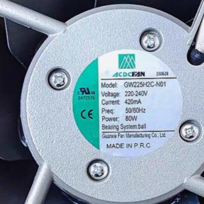 原装正品ACDCFAN GW225H2C-N01 220-240V 420MA 80W进口耐高温