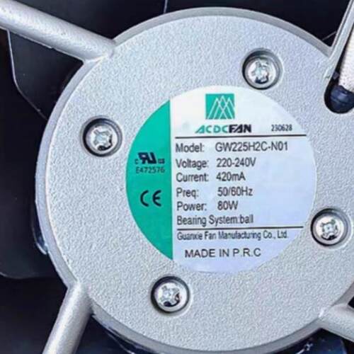 原装正品ACDCFAN GW225H2C-N01 220-240V 420MA 80W进口耐高温