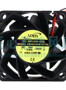 原装ADDA 散热风扇 AS06024HB387100 DC24V 0.9A AS06024HB387100