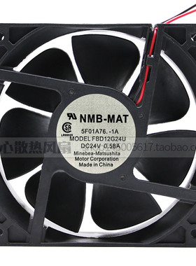 NMB-MAT 正品 FBD12G24U 12038 风扇 DC 24V 0.48A 变频器风扇