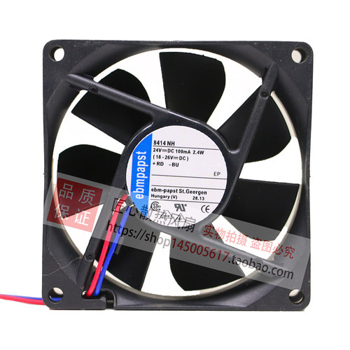 德国ebmpapst 8414NGH/NHR/NGM/N/2GH/2GM/2H 24V 8025变频器风扇