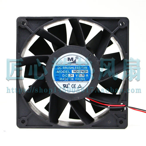 一盟YM2412PMZB1 -1 12038 24V 0.80A 0.75A 12CM 变频器散热风扇
