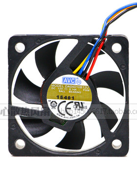 原装 AVC 4010 4CM风扇 12V 0.14A DA04010B12U 4线PWM 大风量