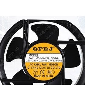 QFDJ AC220V QA1752HB-AWGL 17251机箱机柜散热轴流风机