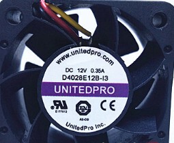 D4028E12B-13原装UNITEDPRO 12V 0.35A 4028 4CM厘米服务器风扇