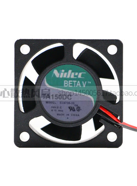 原装正品 Nidec 4020 4CM 12V 0.13A C24736-55 2线 散热风扇