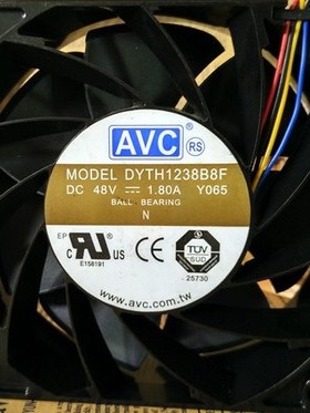 原装AVC 12038 DYTH1238B8F 48V 1.80A Y065 服务器工业风扇