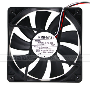 12CM 厘米 4710KL NMB B19 12V0.22A 04W 静音机箱散热风扇 12025