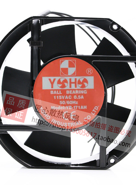 原装YOHO MODEL YB-171AH 115V AC 0.5A 50/60hz17251散热风扇