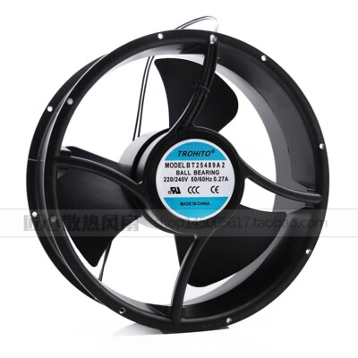 全新TROHITO BT25489A2 220V-240V 0.27A大风量机柜散热通风机254