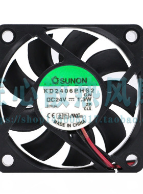 建准SUNON 6015 24V 1.3W 6cm 变频器风扇 KD2406PHS2 .GN