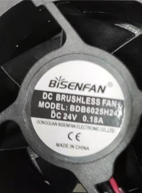 BISENFAN BDB6025H24 DC 24V 0.18A 60x60x25mm 变频器散热风扇